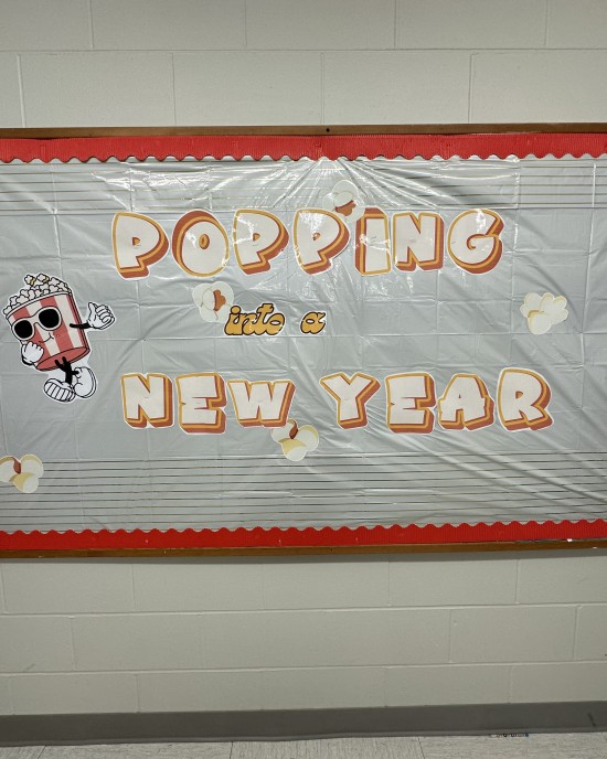 Popping into a New Year Bulletin Board
