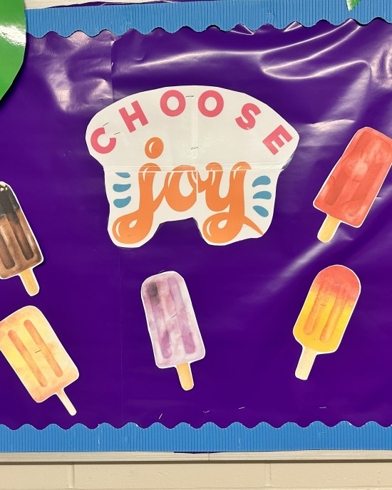 Choose Joy Summer Bulletin Board
