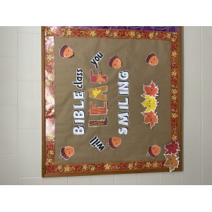 Bible Class will Leaf you Smiling Bulletin Board Dowload
