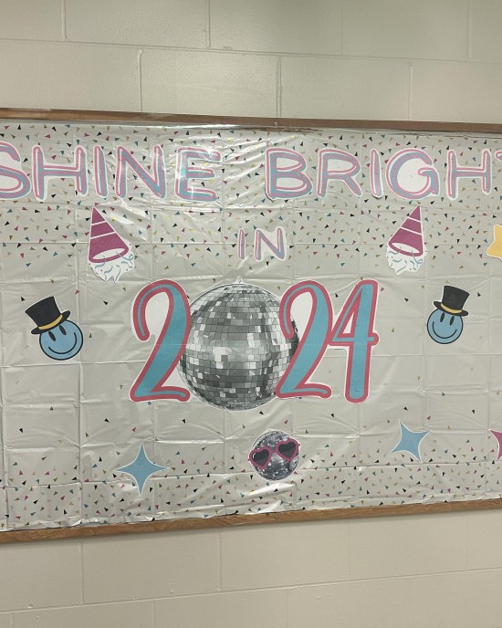 Shine Bright in 2024 Bulletin Board
